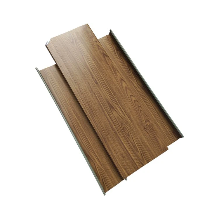 Panells de sostre metàl·lic d'imitació de fusta